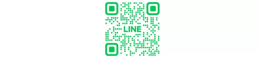 公式LINEの二次元コード