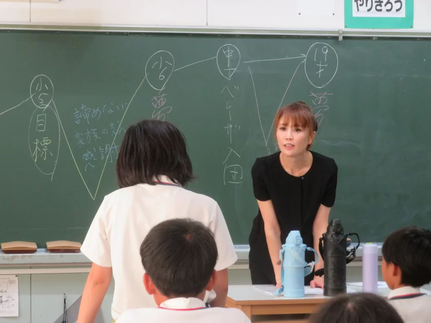 大竹 七未さん(神戸市立妙法寺小学校　トークの時間)