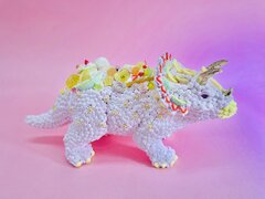 展示作品「Sweet dinosaur -Triceratops-」