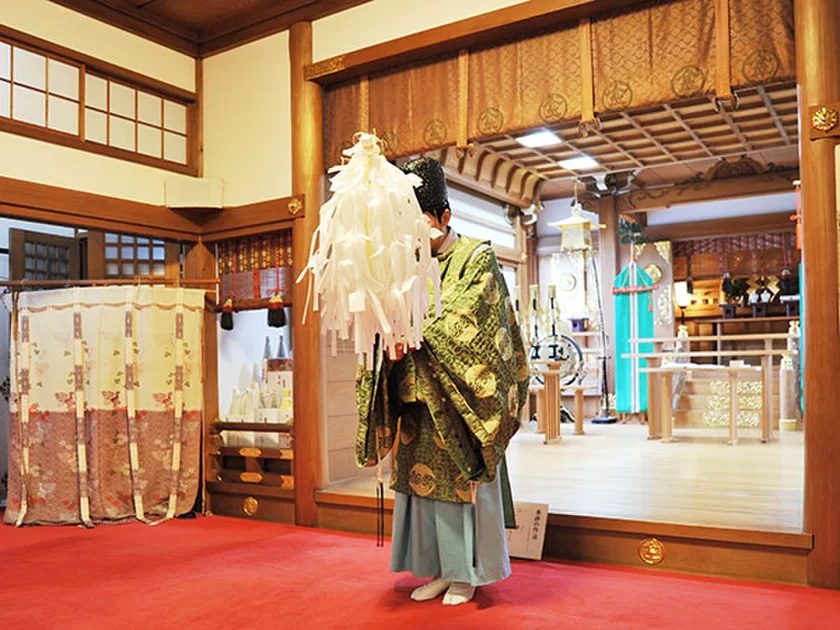 武州琴平神社の神職によるご祈祷