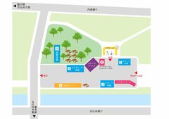 東京マラソン応援ベース(TOKYO CHEER 皇居外苑メイン会場)会場MAP