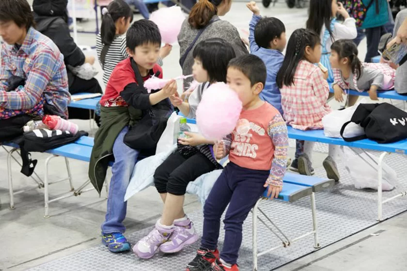 休憩ベンチの様子