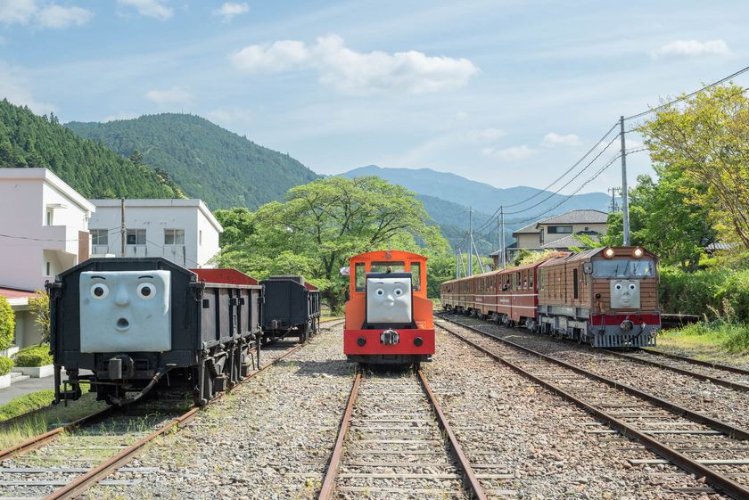 川根両国駅のなかまたちとトビー号