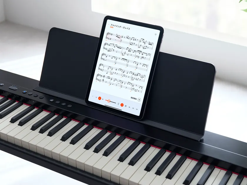 「Roland Piano App」で 内蔵曲を譜面表示できる