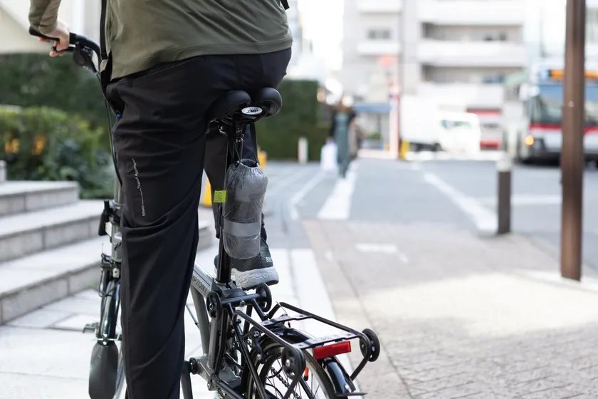 自転車に装着