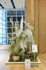 2013年　Flower Art Award 2013 in Tokyo Midtown 特別賞受賞作品　軽井沢　天空からの風　癒し　大自然の恵み