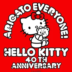 HELLO KITTY 40th ANNIVERSARY ((C)1976,2014 SANRIO CO.,LTD.TOKYO.JAPAN)