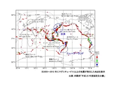 世界の地震発生状況