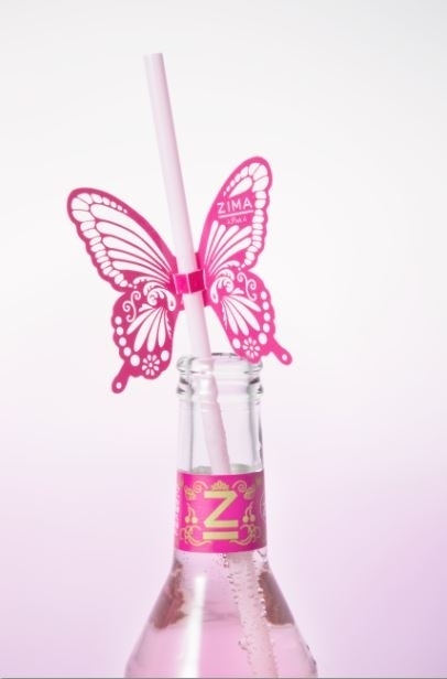 Zima Pink Sweet コラボレーション企画 蝶々型ストローアクセサリー で女子力upできる ジーマ ピンク プレミアム オンパックキャンペーン モルソン クアーズ ジャパン株式会社のプレスリリース