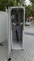 自転車を入れた状態