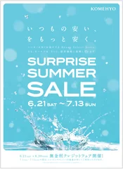 SURPRISE SUMMER SALE ポスター