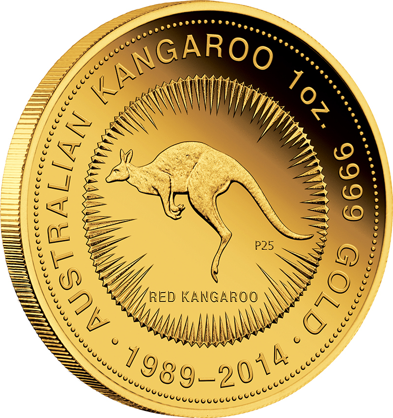 国内限定15枚のレアな金貨も登場 「カンガルー金貨」発行25周年を記念 ...