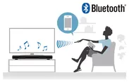 Bluetooth(R)接続でワイヤレス再生が可能
