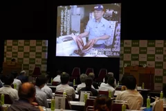 築地市場関係者の応援メッセージも上映