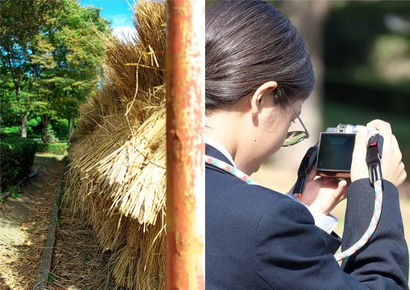 秋さんぽ―町田工科生と歩く杜― タイトル 朝日!スーパードライ(乾燥中)