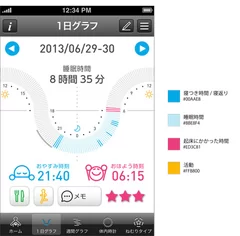 1日グラフ