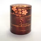桜皮細工代表例 茶筒