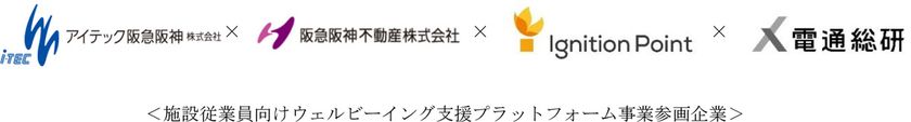 アイテック阪急阪神、阪急阪神不動産、
イグニション・ポイントおよび電通総研が
商業施設などの大規模施設の
従業員の生産性と多様性の両立を支える、
施設向け次世代統合業務プラットフォームを事業化へ