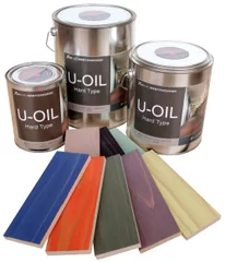 『U-OIL』ハードタイプの容器と板の画像