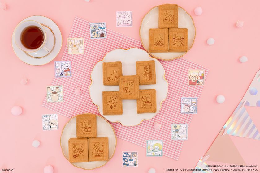 「ちいかわ」のフレーム型ワッフル第2弾が登場!
仲良しなちいかわたちのプリントが全11種!