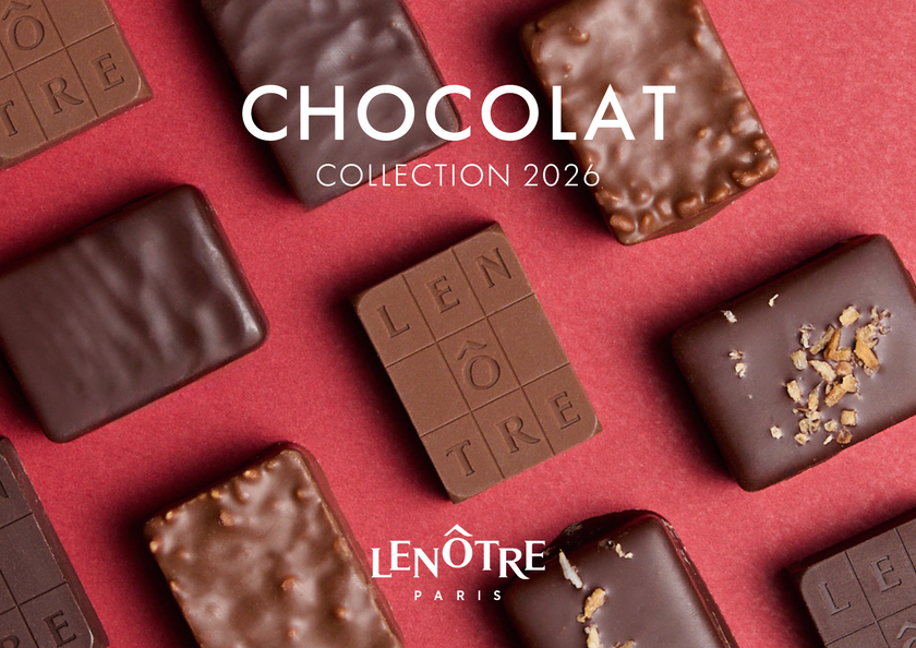 パリ最高峰メゾン〈ルノートル〉
伝統のプラリネとガナッシュが織りなす
2026年バレンタインコレクション、1月16日より発売