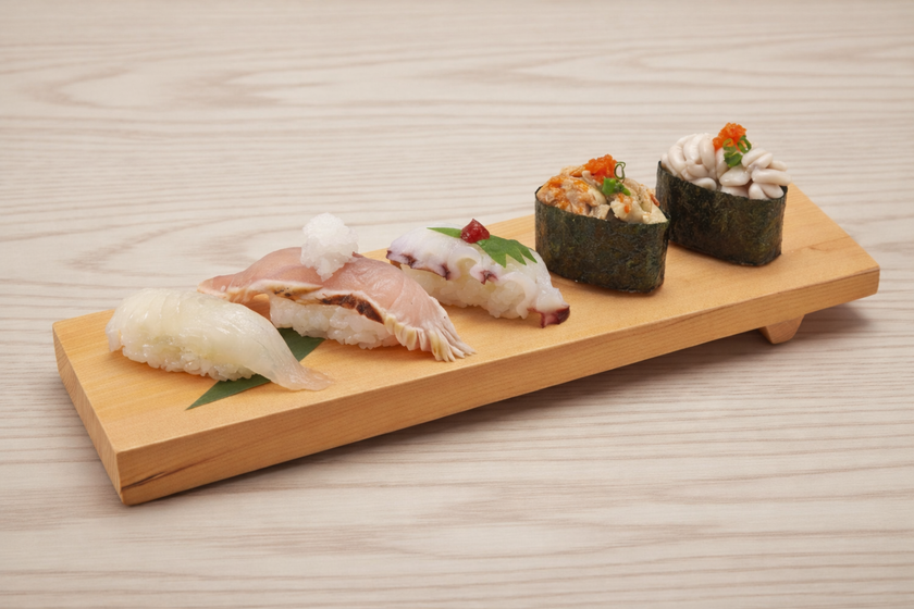 回転寿司力丸 1日20皿限定の匠の一皿を含め、
北海道の旨いもんを集めた『北海寿司まつり』を
1月9日(金)から開始