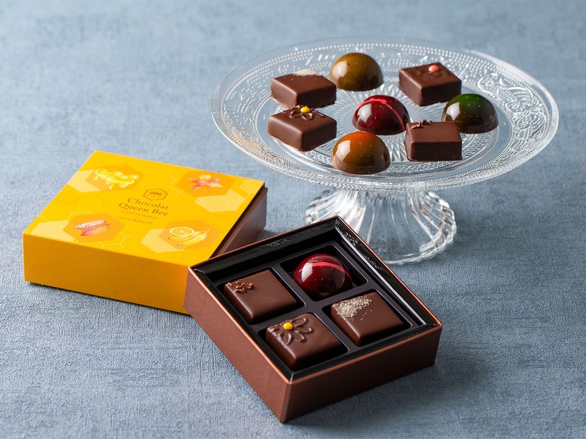 はちみつメーカー直営「パティスリーQBG」が作る、
はちみつと果実が主役のチョコレート!
1月21日(水)よりバレンタイン向けボンボンショコラ発売