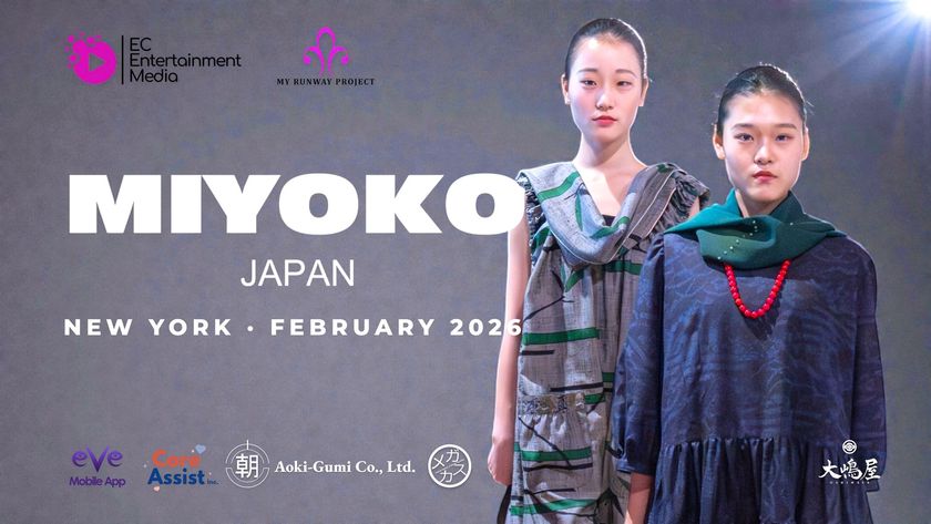 日本伝統のきもの生地を用いたファッションブランドMIYOKO、
2026年2月にニューヨークにてコレクションを発表