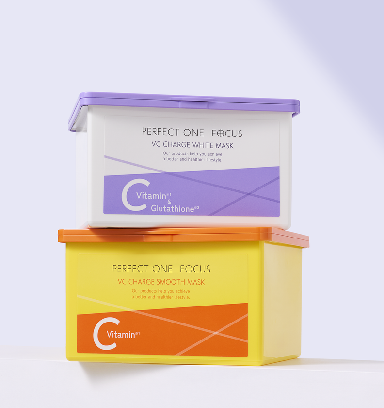 パーフェクトワンフォーカス・べスコス6冠*1獲得!
大容量のBOXタイプで、毎日惜しみなく贅沢ケア
「VCチャージ スムースマスク」
「VCチャージ ホワイトマスク」2026年3月1日新発売!