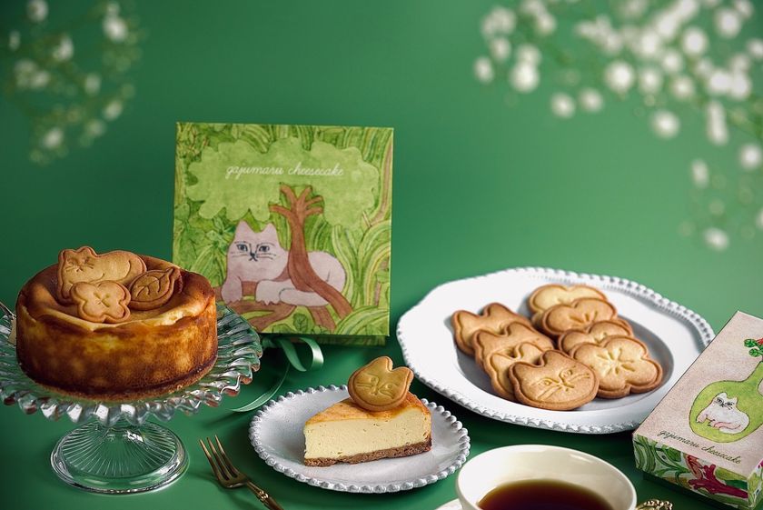 オンラインで人気の岡山発“猫と物語”のチーズケーキ専門店
「gajumaru cheesecake」が東京初進出!
4/29より新宿マルイ本館に出店決定!