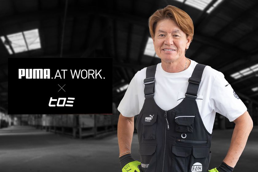 「ヒロミさん」×「PUMA.AT WORK.」コラボレーション企画
『職人さんをよりカッコよく!』をテーマに
機能性アクティブカットソーを新たにラインナップ