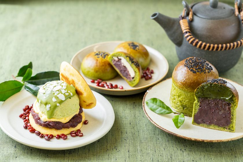 【熱海ばたーあん】
静岡抹茶がほろ苦くさわやかに香る、季節限定の味わい
『熱海ばたーあんパン抹茶』『ばたーあんどら焼き【抹茶】』を
3/7(土)より発売!