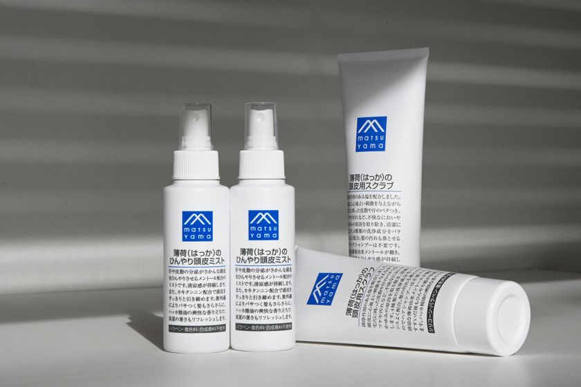 夏の頭皮は蒸れやすい。暑さ厳しい夏に涼を届ける
Mマークシリーズの春夏限定
「薄荷(はっか)のひんやり頭皮ミスト」4月8日新発売