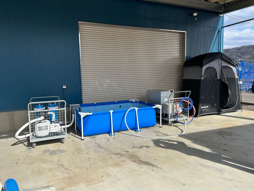 内閣府の改定防災ガイドラインを踏まえた
「災害用浄水・入浴システム」をリリース
雨水や河水から生活用水や飲料水を確保し、入浴も可能に