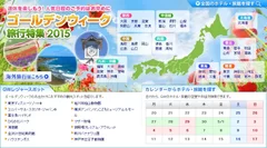 ゴールデンウィーク旅行特集2015イメージ