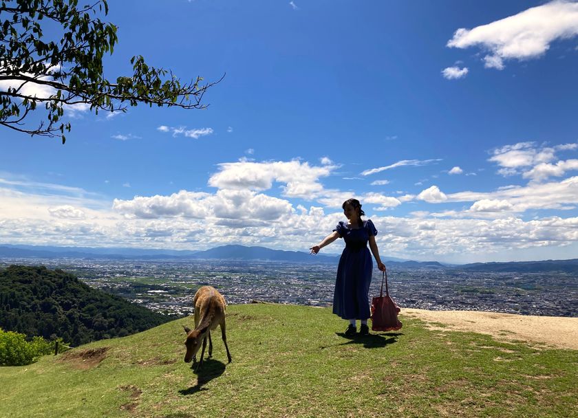 インバウンドのお客様に人気の若草山山頂への直行バス
Wakakusa Hilltop Bus 4月1日より毎日運行開始