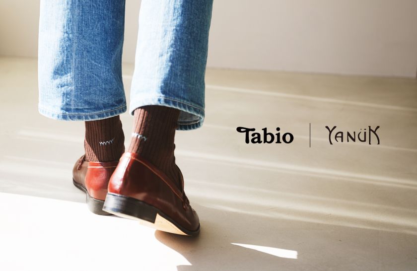 ソックスブランド「Tabio」とデニムブランド「YANUK」が
初のコラボレーションソックスを4月9日(木)に発売決定!