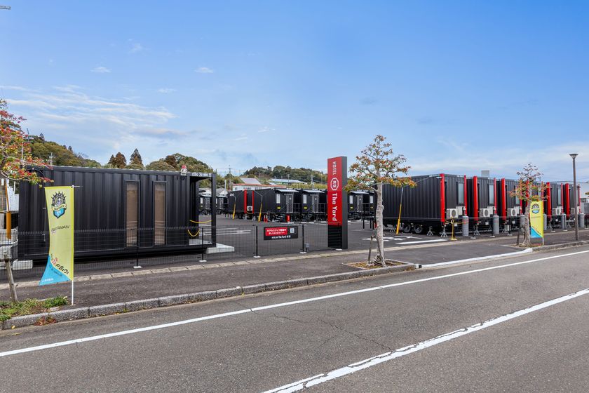 宮崎県新富町、日向新富駅付近にコンテナホテル
「HOTEL R9 The Yard 新富」が2026年4月28日(火)開業!
