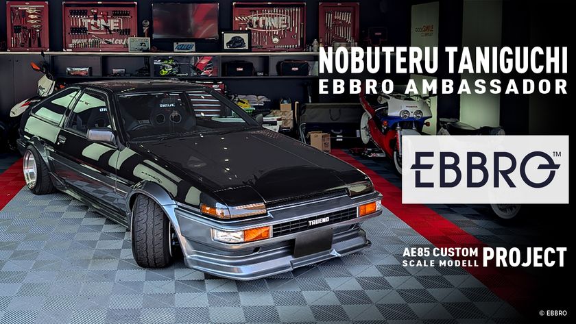 EBBRO公式ウェブサイト公開
谷口信輝氏とアンバサダー契約締結および
「AE85改86」商品化プロジェクト始動