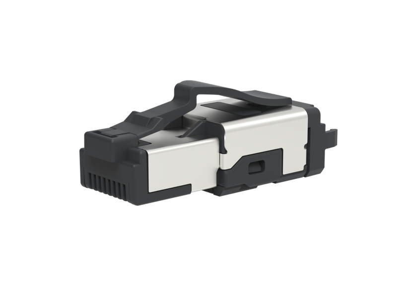 全長29.5mm|業界最短クラスのRJ45コネクタ
「ウルトラショート」発表 従来比 約40%短縮