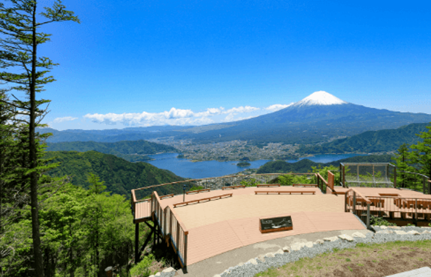 標高1,600メートルの富士山が一望できる人気の絶景スポット
「FUJIYAMAツインテラス往復バスクーポン」を
モバイルチケットで販売開始