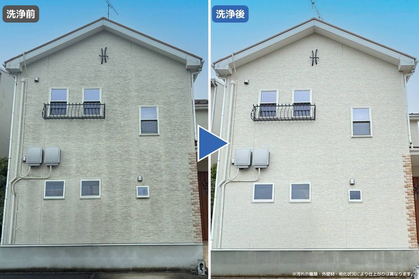 中東情勢などの影響による建材価格高騰下で、
戸建て住宅の外壁メンテナンス需要に変化
外壁洗浄の依頼件数が前年同期比11.5倍