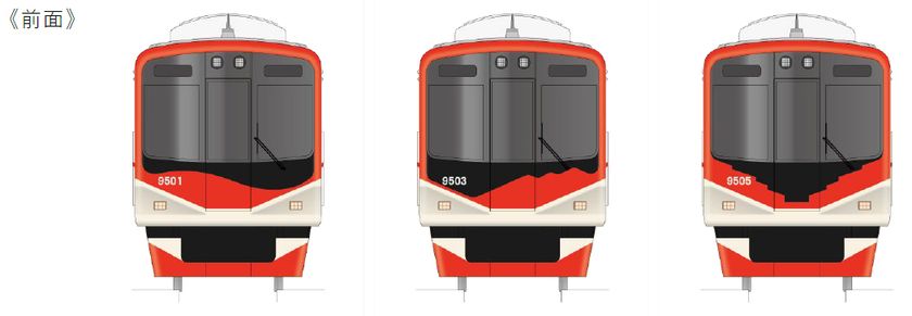 急行用9300系 2026年秋から順次
「Re Vermilion(リ・バーミリオン)」を用いた
エクステリアデザインに変更します
~編成ごとに異なるデザインで阪神沿線の特徴を表現~