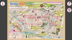 もりおか散策MAP(英語）