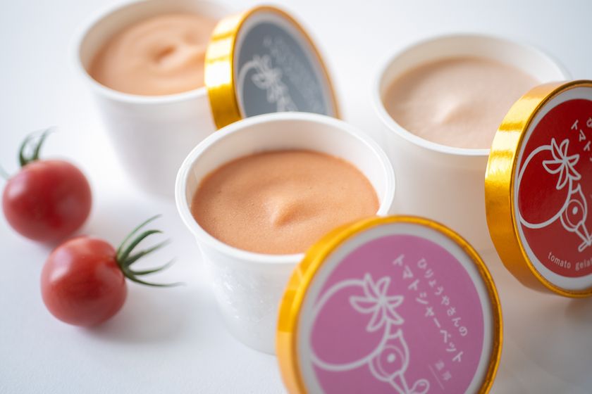 “夏に買えないトマト”が、ひんやりスイーツで登場!
「ひりょうやさんのトマト」ジェラート・シャーベット3種を発売