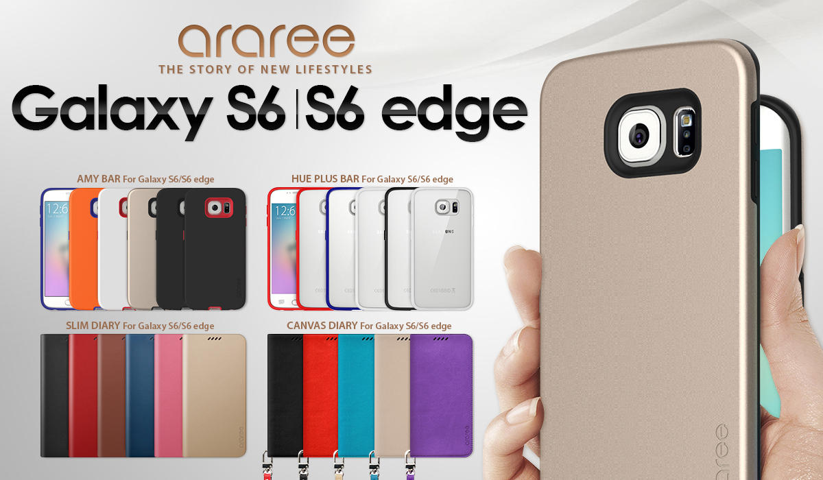 Araree スタイリッシュなgalaxy S6 Galaxy S6 Edge ケース発売 公式サイト Araree