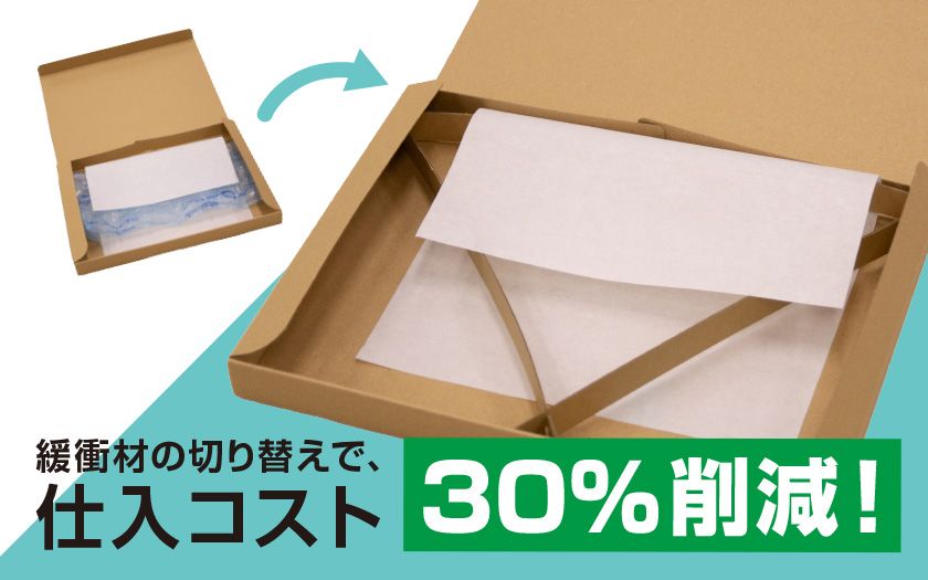 ナフサ供給危機で脱プラ加速!
ダンボール緩衝材への切り替え問い合わせが前年同期比3倍に急増