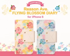 Happymori iPhone6ケース Reason ave. Flying Blossom Diary