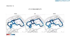 アンテナ表示本数マップ