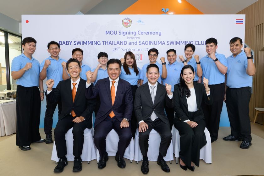 株式会社エスアンドエフ、タイ・バンコクの
BABY SWIMMING THAILAND 社と業務提携に関する
協力覚書(MOU)を締結